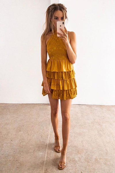 Jackie Dress - Mustard - SHOPJAUS - JAUS