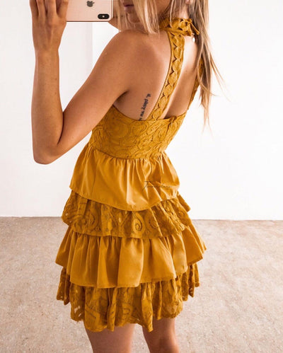 Jackie Dress - Mustard - SHOPJAUS - JAUS