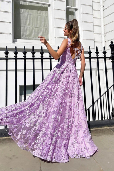 Jadore JP140 Gown - Lilac - JAUS