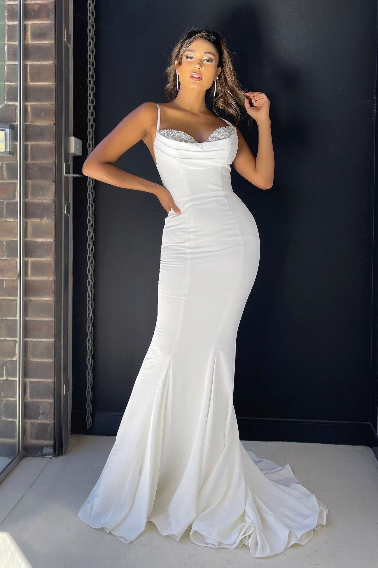 Jadore JX5016 Gown - Ivory - JAUS