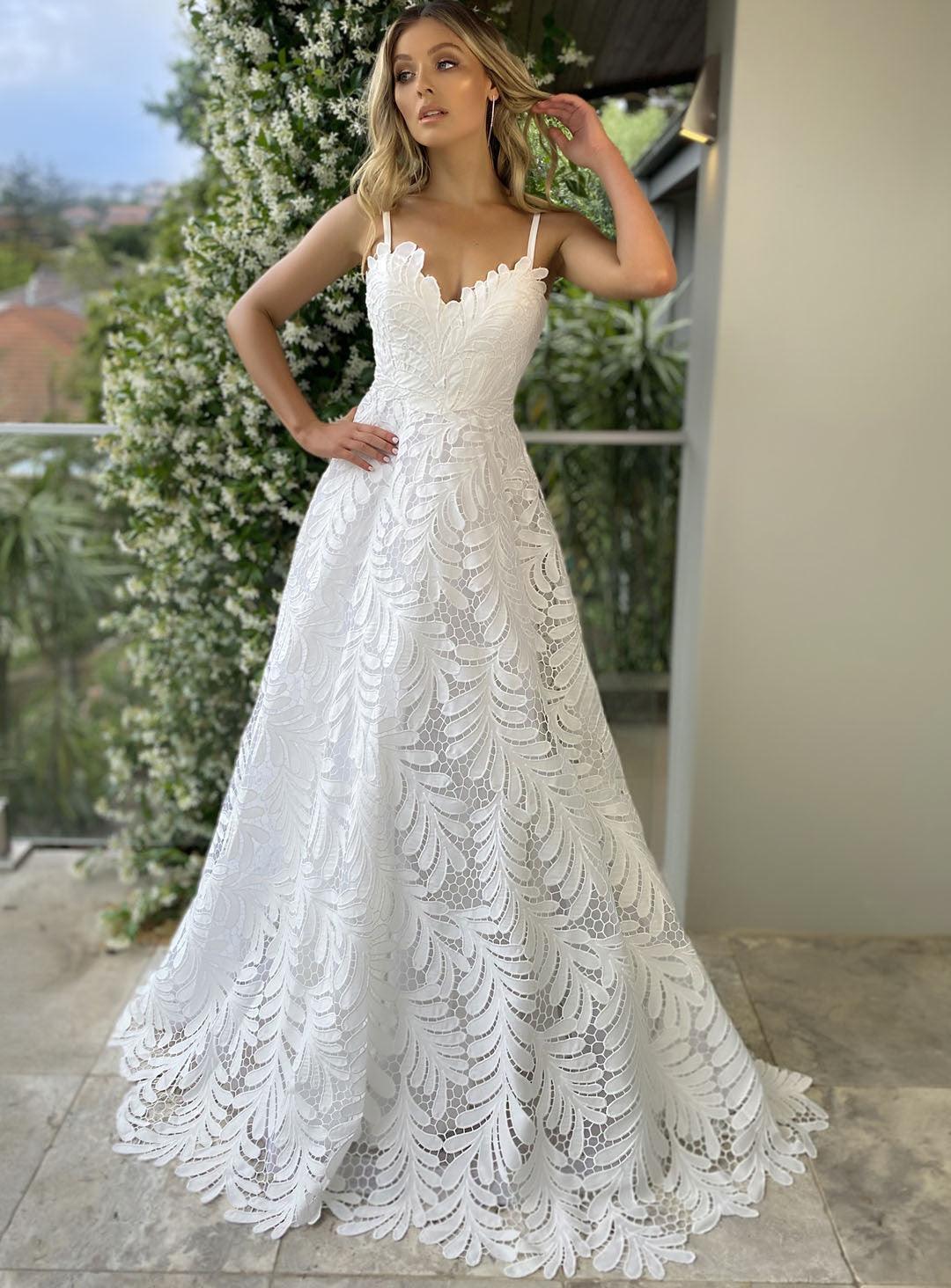 Jadore JX5032 Gown - White - JAUS