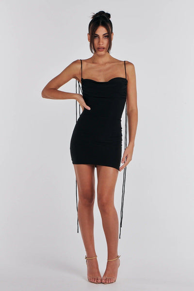 Jai Mini Dress - Black - JAUS