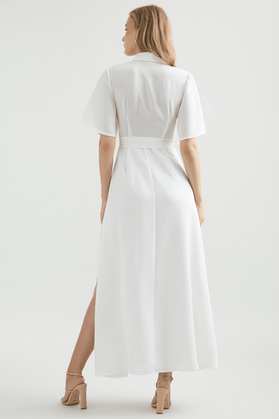 Jamie Maxi Dress - White - JAUS