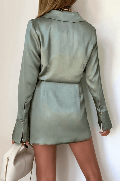 Jenna Dress - Sage - JAUS