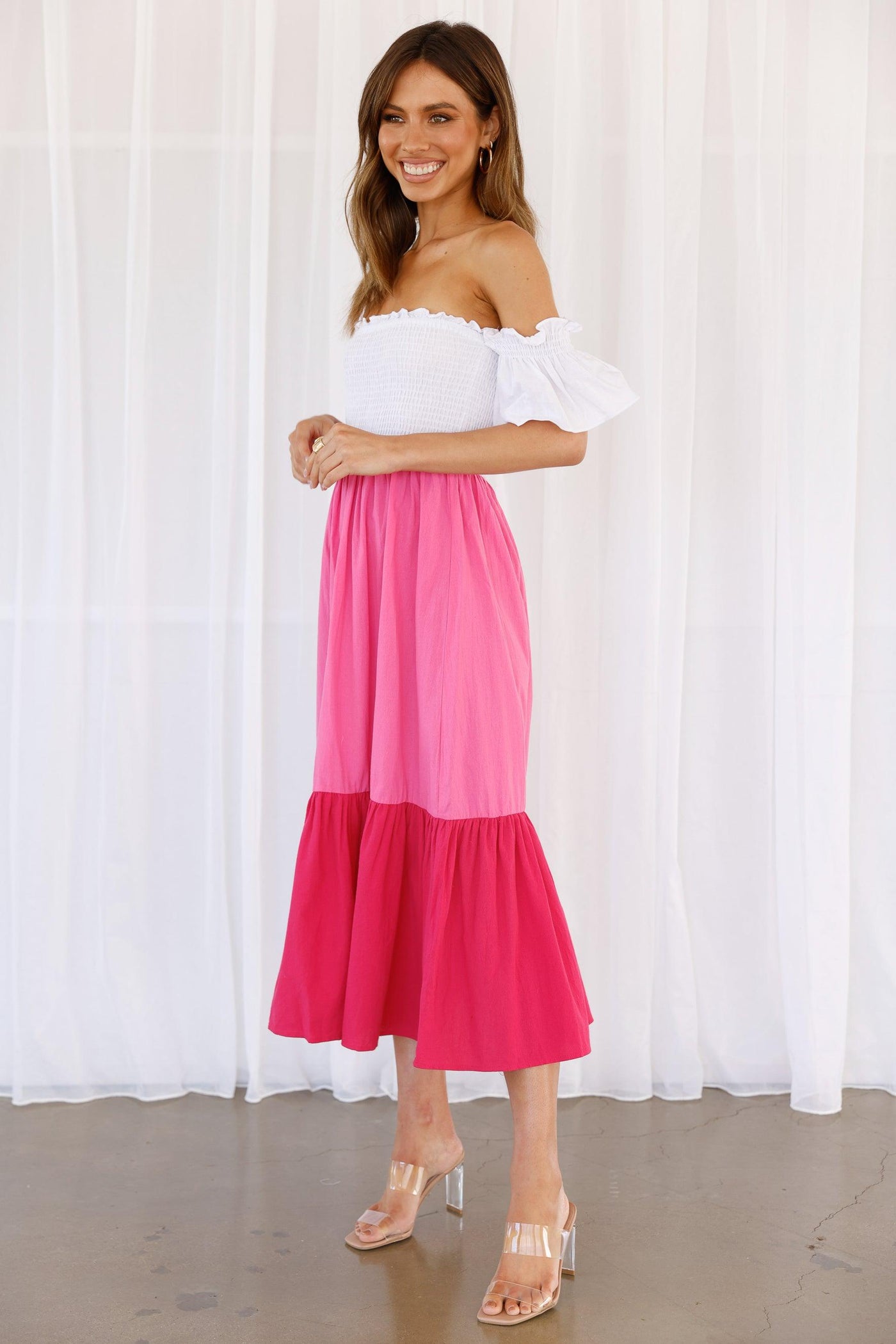 Jeret Dress - Pink - JAUS