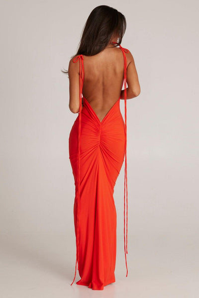 Jiani Gown - Tangerine - JAUS