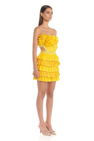 Josephine Dress - Yellow - JAUS