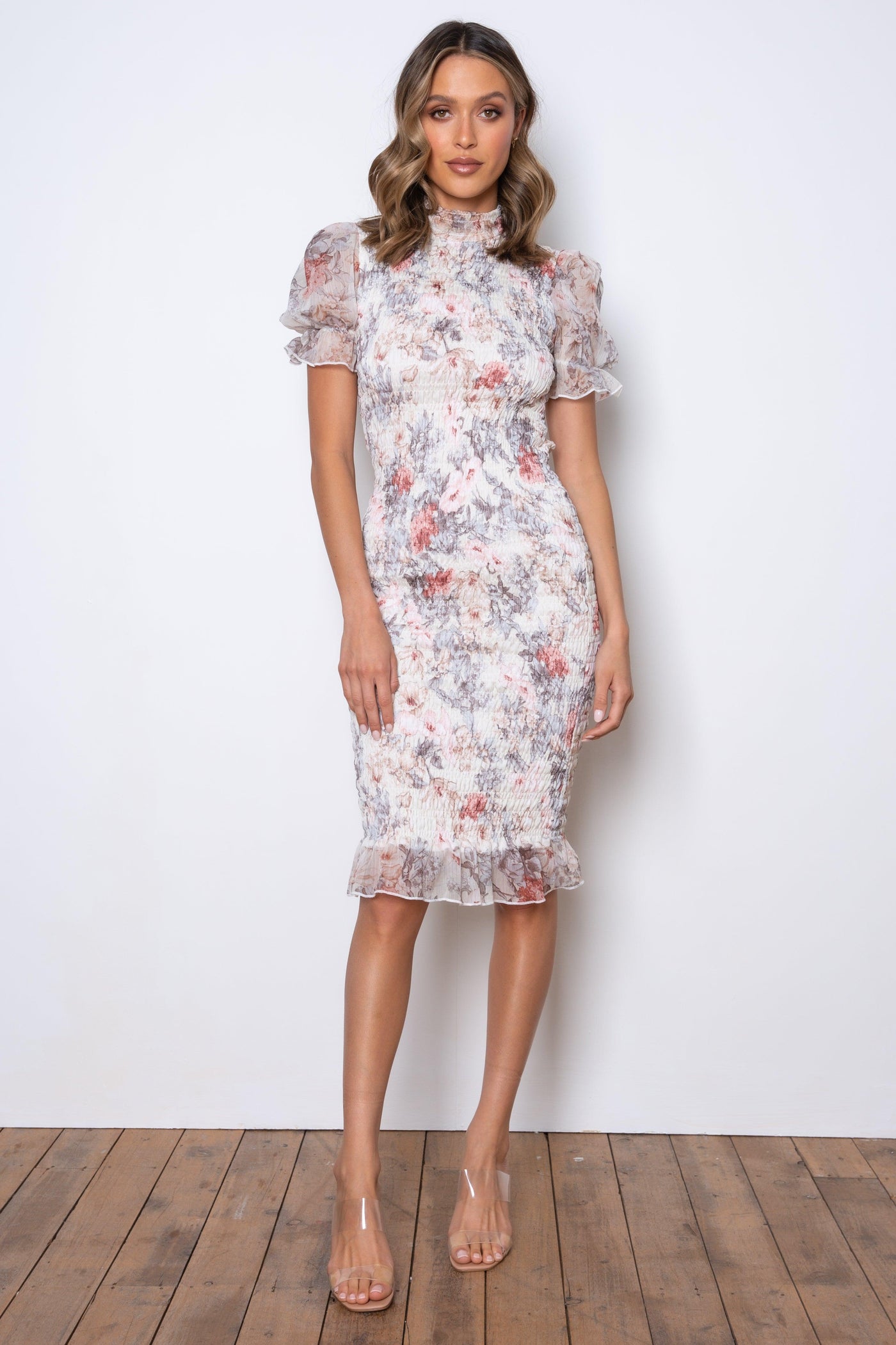 Juliette Midi Dress - Floral - JAUS