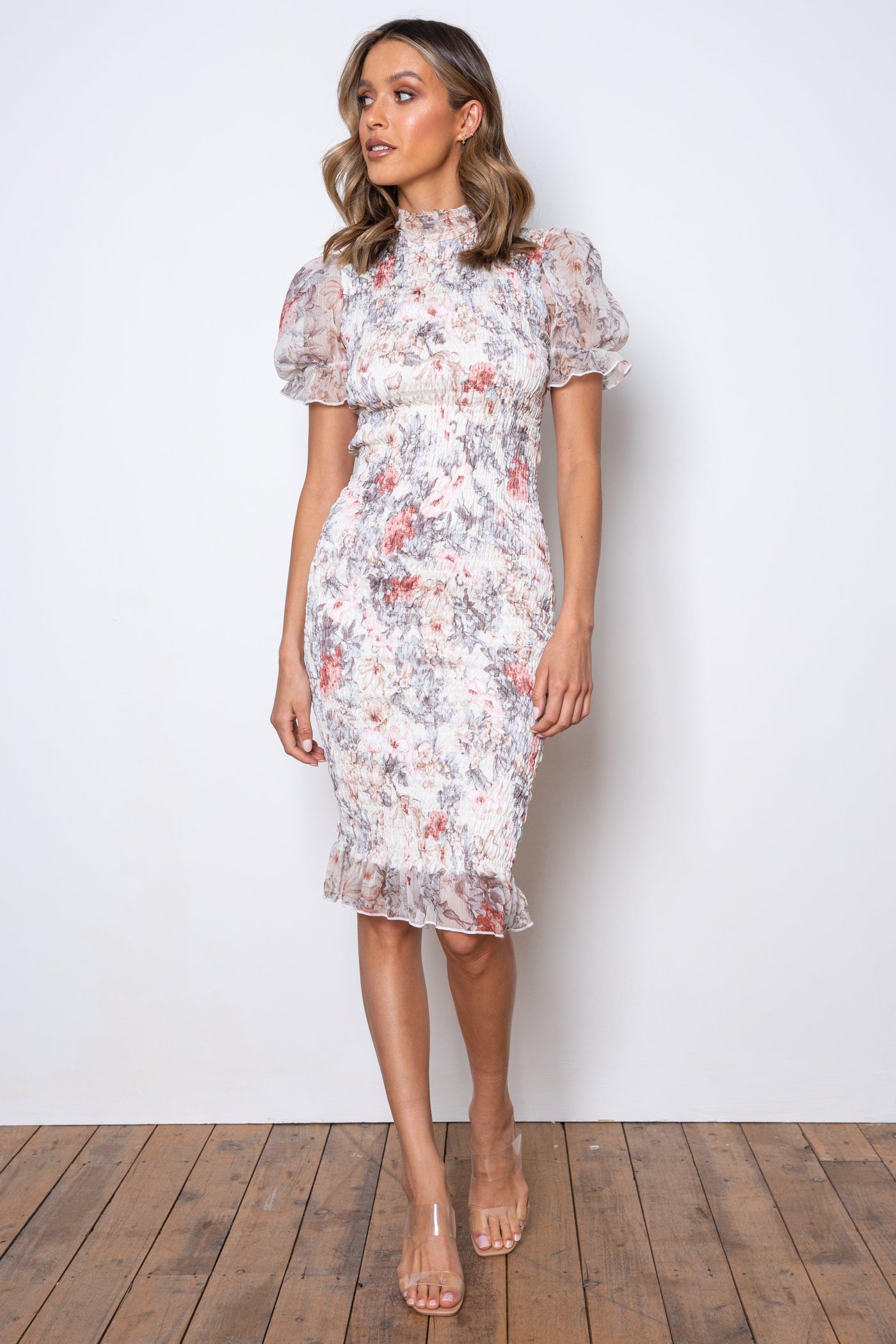 Juliette Midi Dress - Floral - JAUS