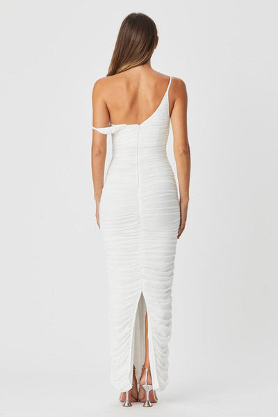 Kaia Dress - White - JAUS