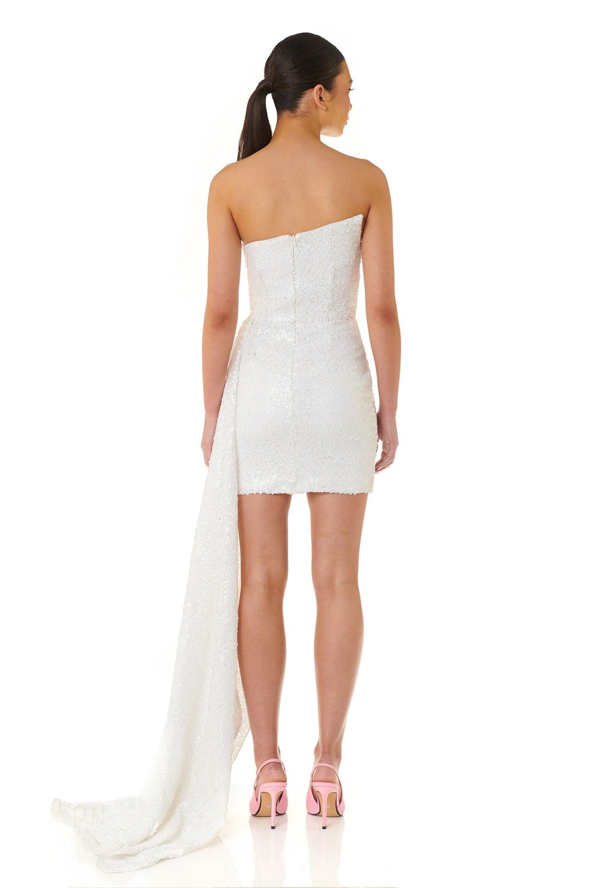 Kamilla Dress - White - JAUS