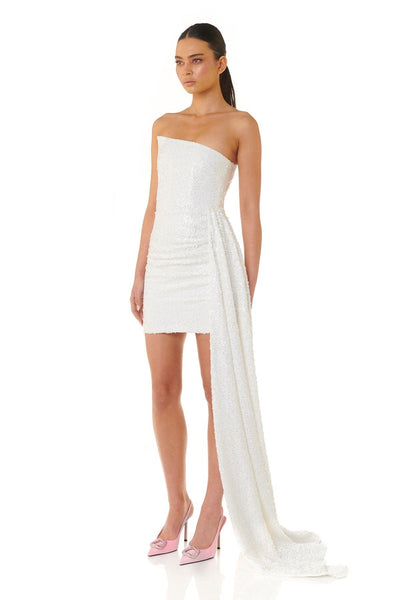 Kamilla Dress - White - JAUS