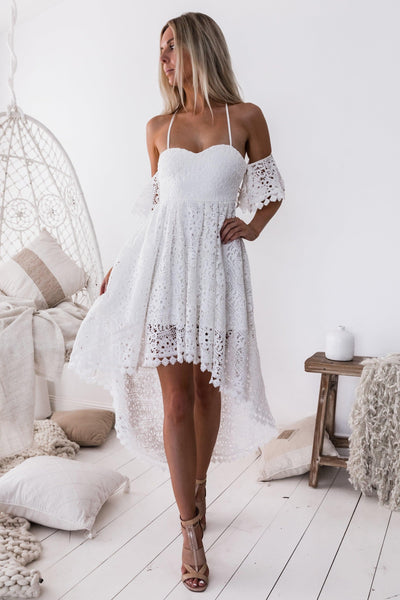 Karlie Dress - White (PREORDER) - SHOPJAUS - JAUS