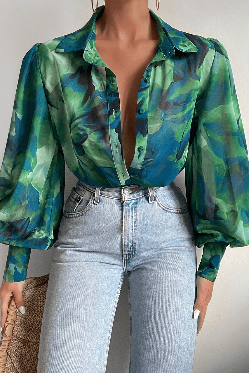 Karlita Shirt - Green - JAUS