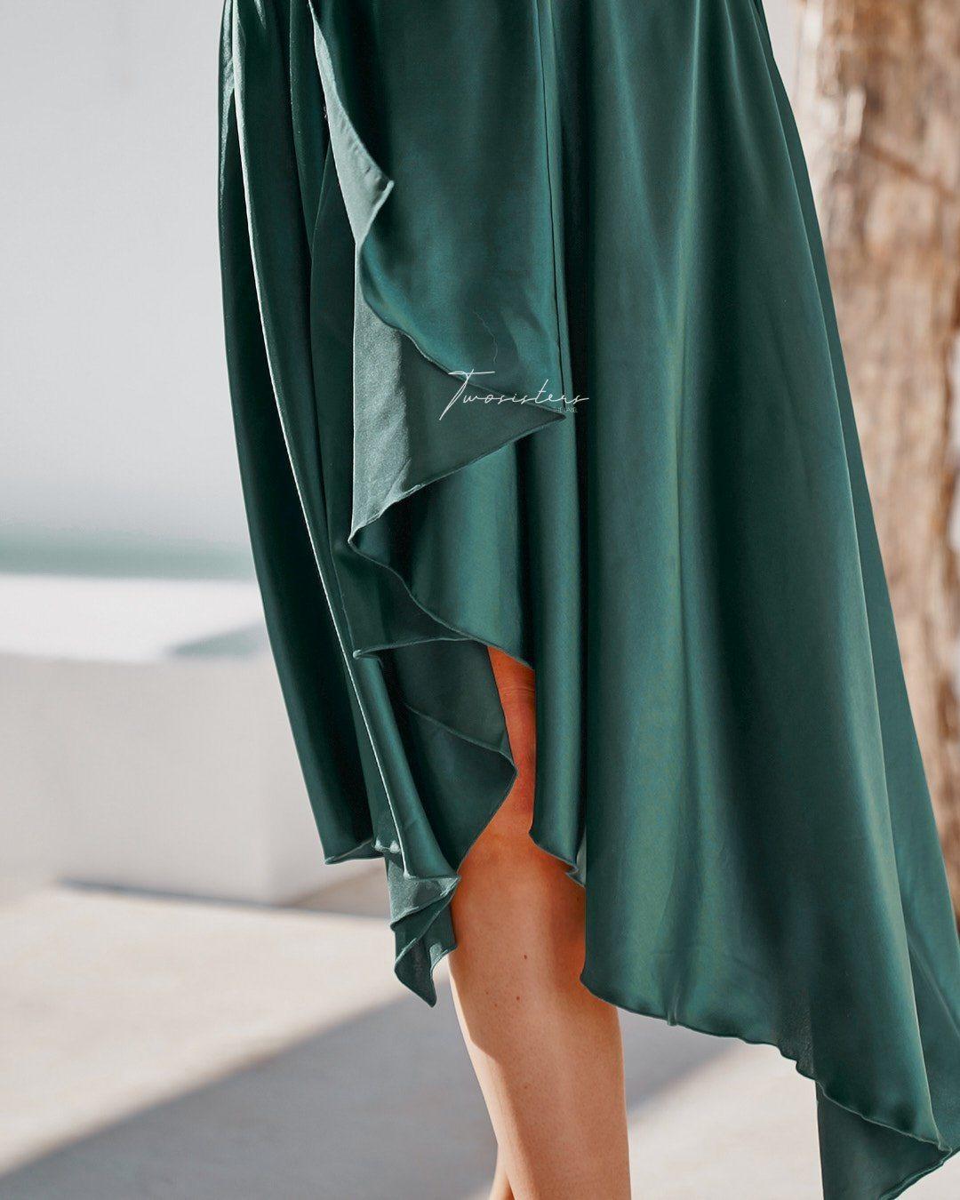 Kathleen Dress - Emerald Green - SHOPJAUS - JAUS