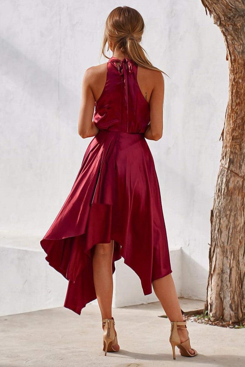 Kathleen Dress - Red - JAUS