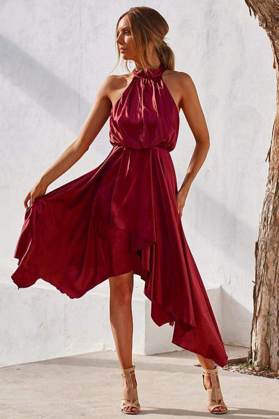 Kathleen Dress - Red - JAUS