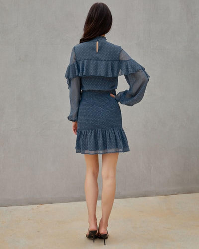 Kealy Dress - Steel Blue - JAUS