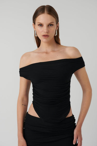 Kelan Top - Black - SHOPJAUS - JAUS