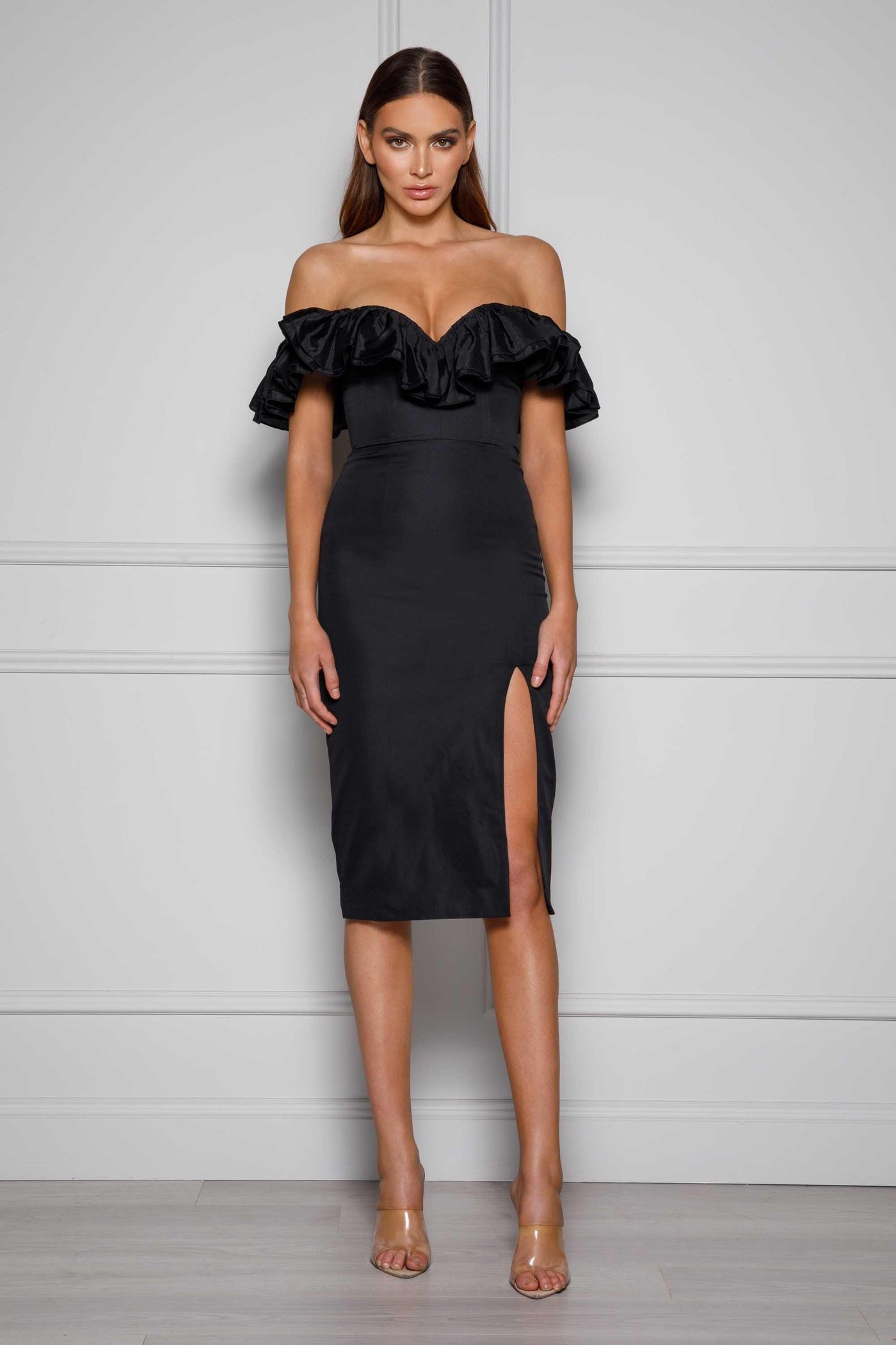 Kennedy Dress - Black - JAUS