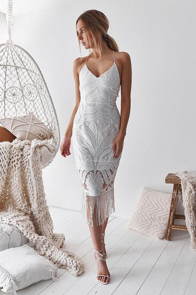 Khaleesi Dress - White - SHOPJAUS - JAUS