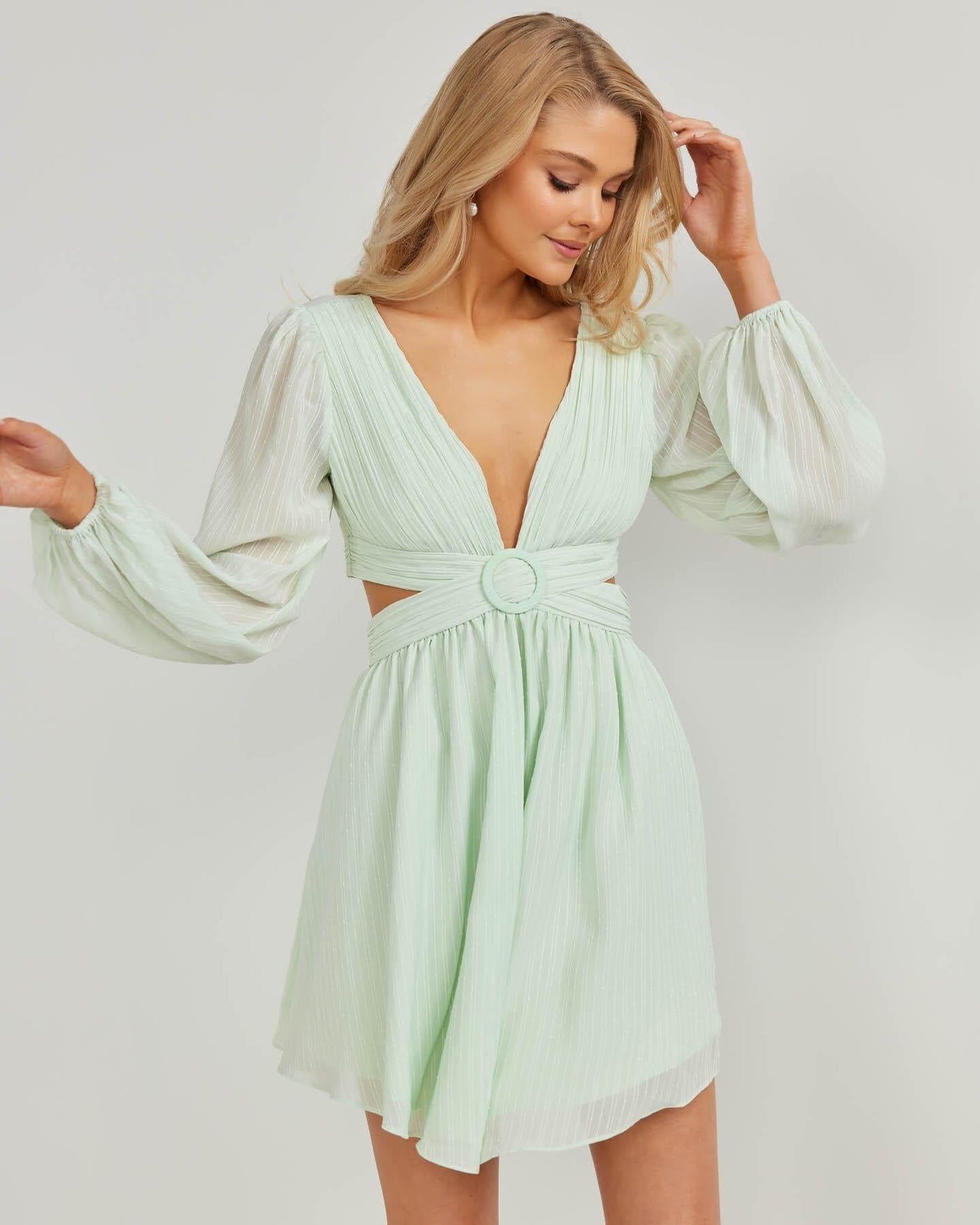 Kinsley Dress - Green - JAUS