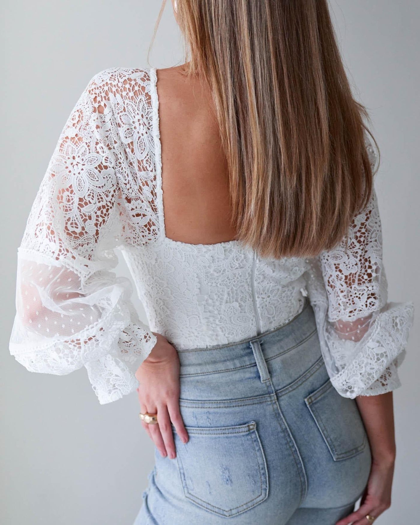 Lauren Top - White - JAUS