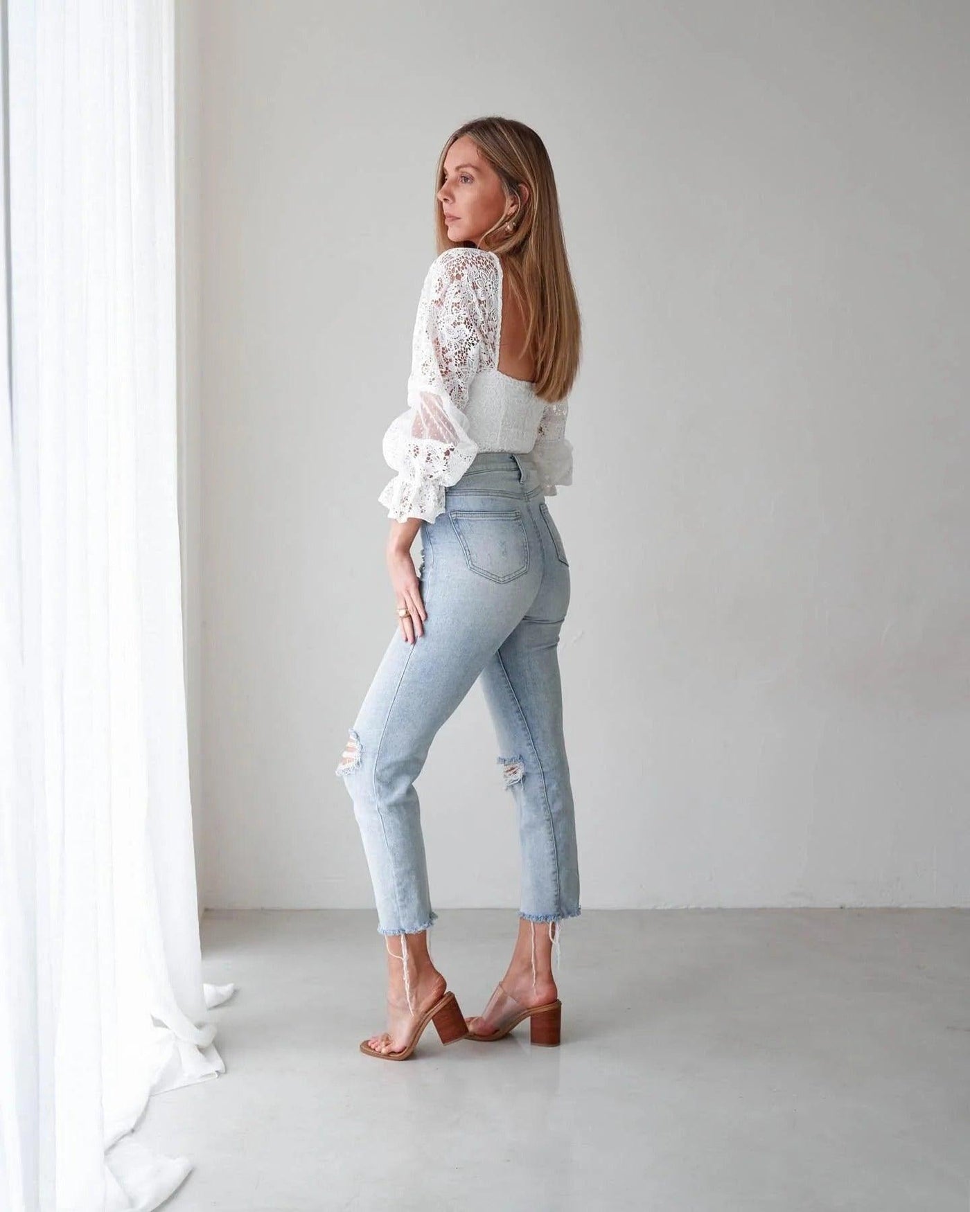 Lauren Top - White - JAUS