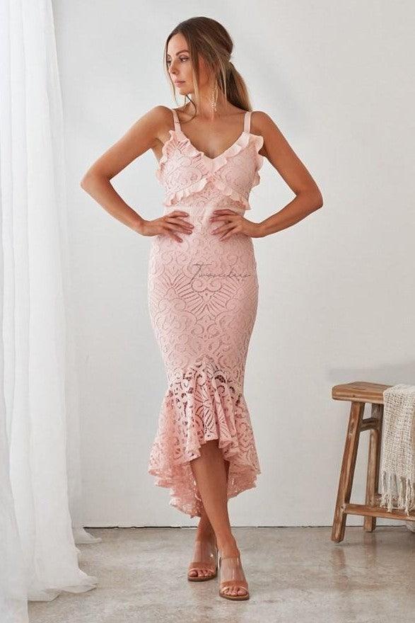 Leanne Dress - Blush (PREORDER) - SHOPJAUS - JAUS