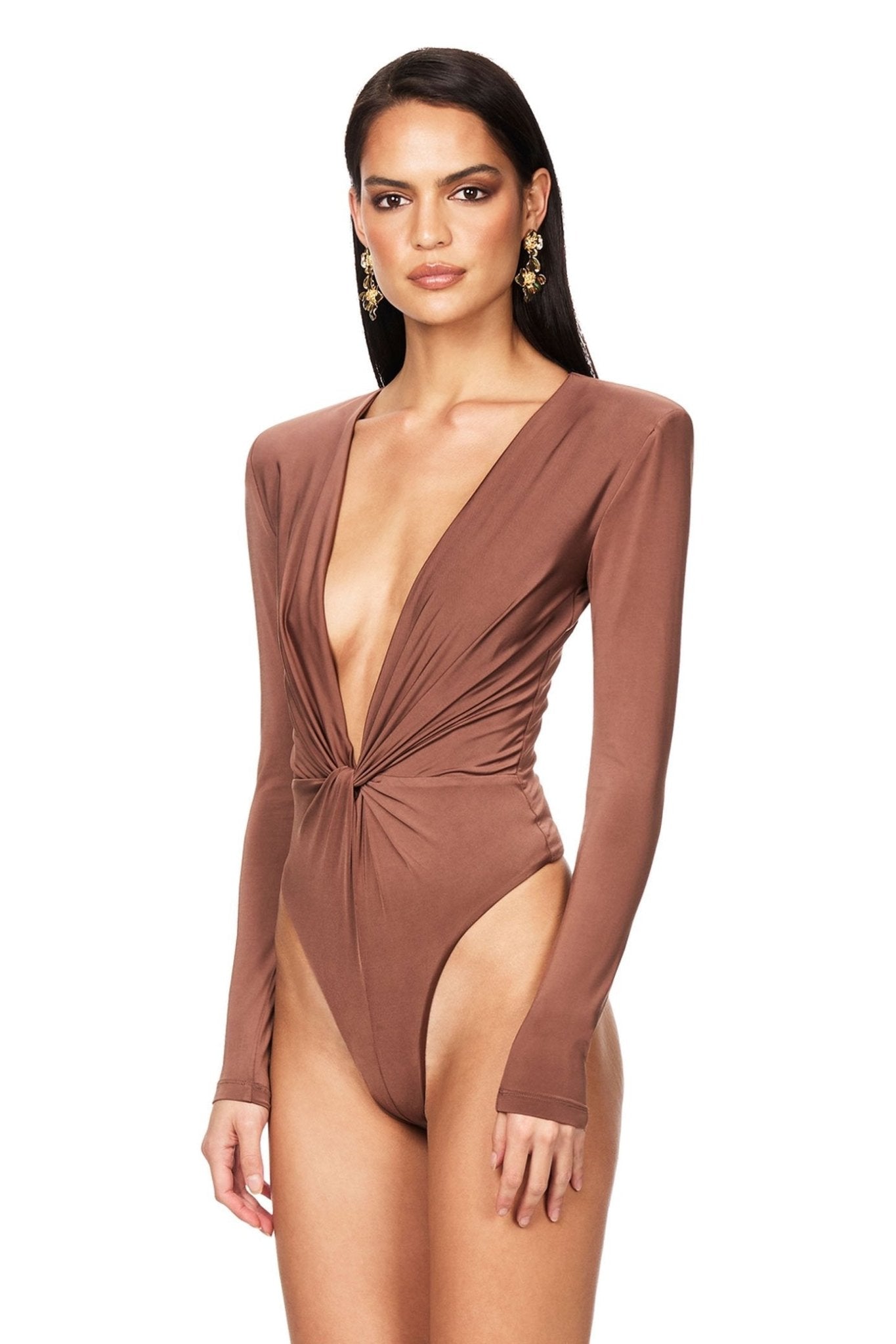 Nookie Legacy Bodysuit - Cognac - SHOPJAUS - JAUS