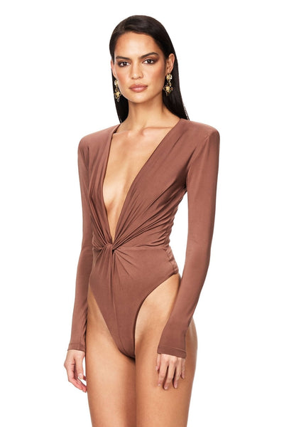 Nookie Legacy Bodysuit - Cognac - SHOPJAUS - JAUS