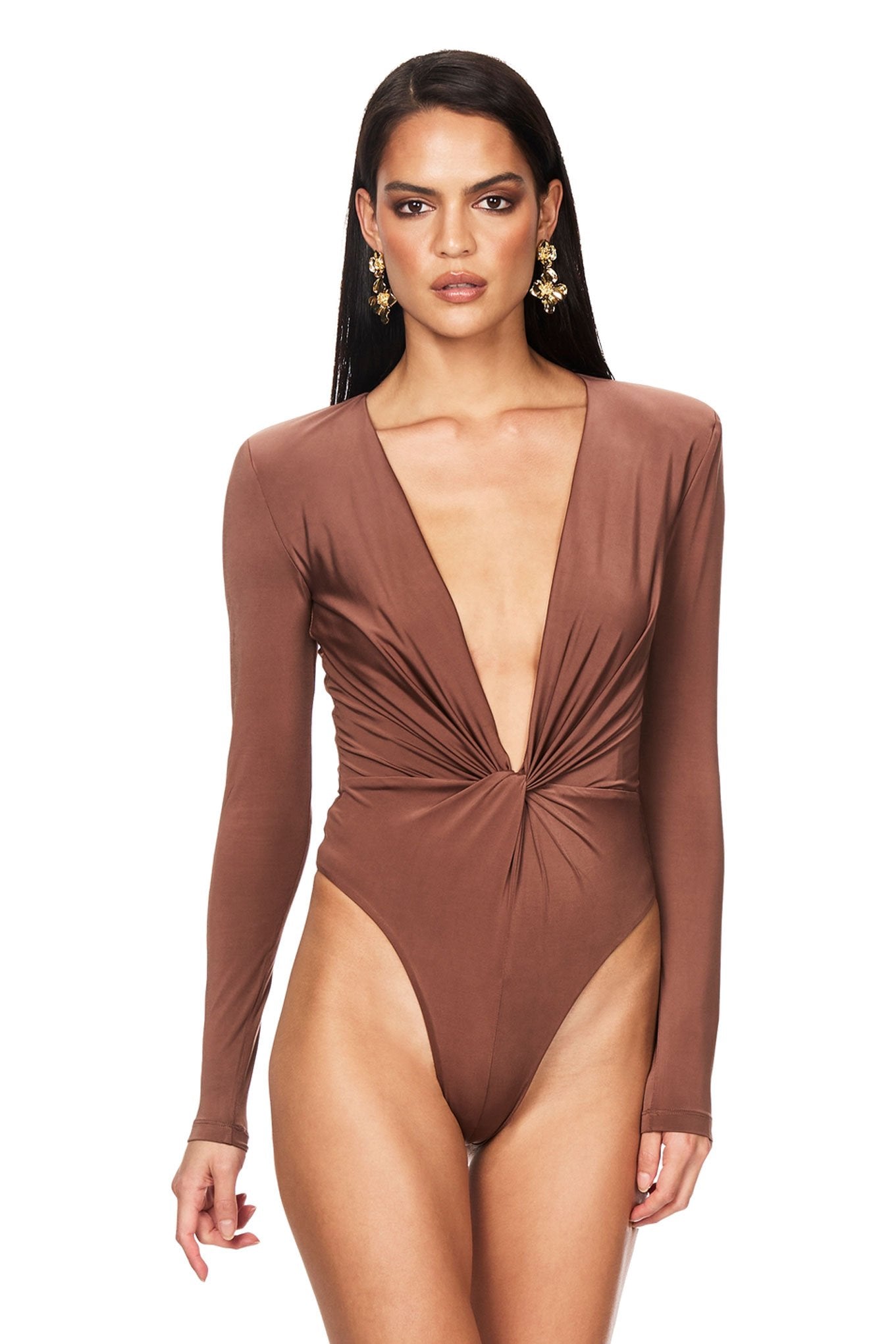 Nookie Legacy Bodysuit - Cognac - SHOPJAUS - JAUS