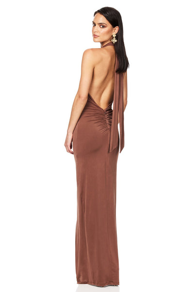 Nookie Legacy Gown - Cognac - SHOPJAUS - JAUS