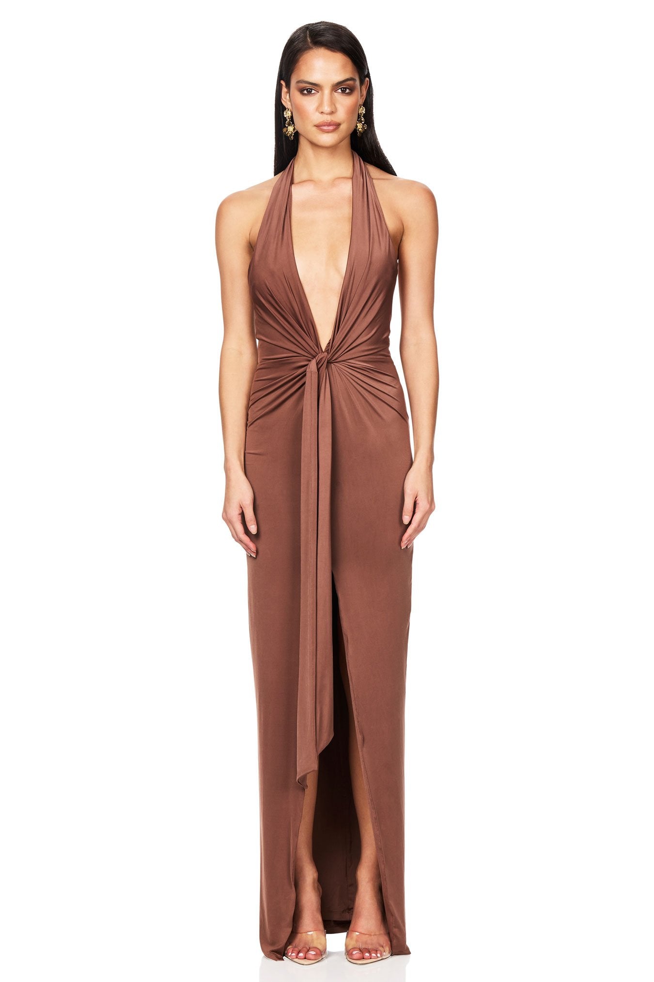 Nookie Legacy Gown - Cognac - SHOPJAUS - JAUS