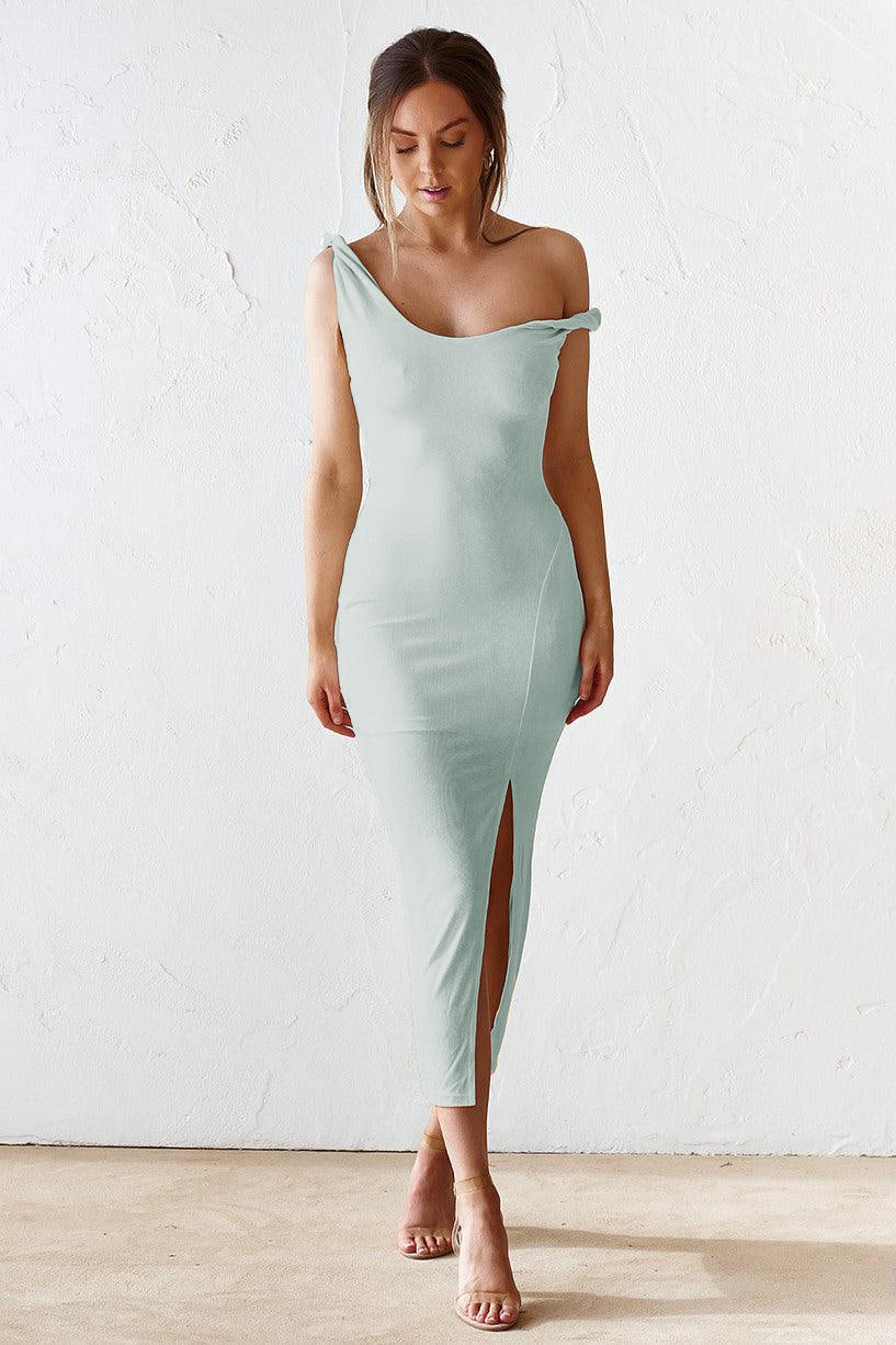 Malibu Midi Dress - Sage - SHOPJAUS - JAUS