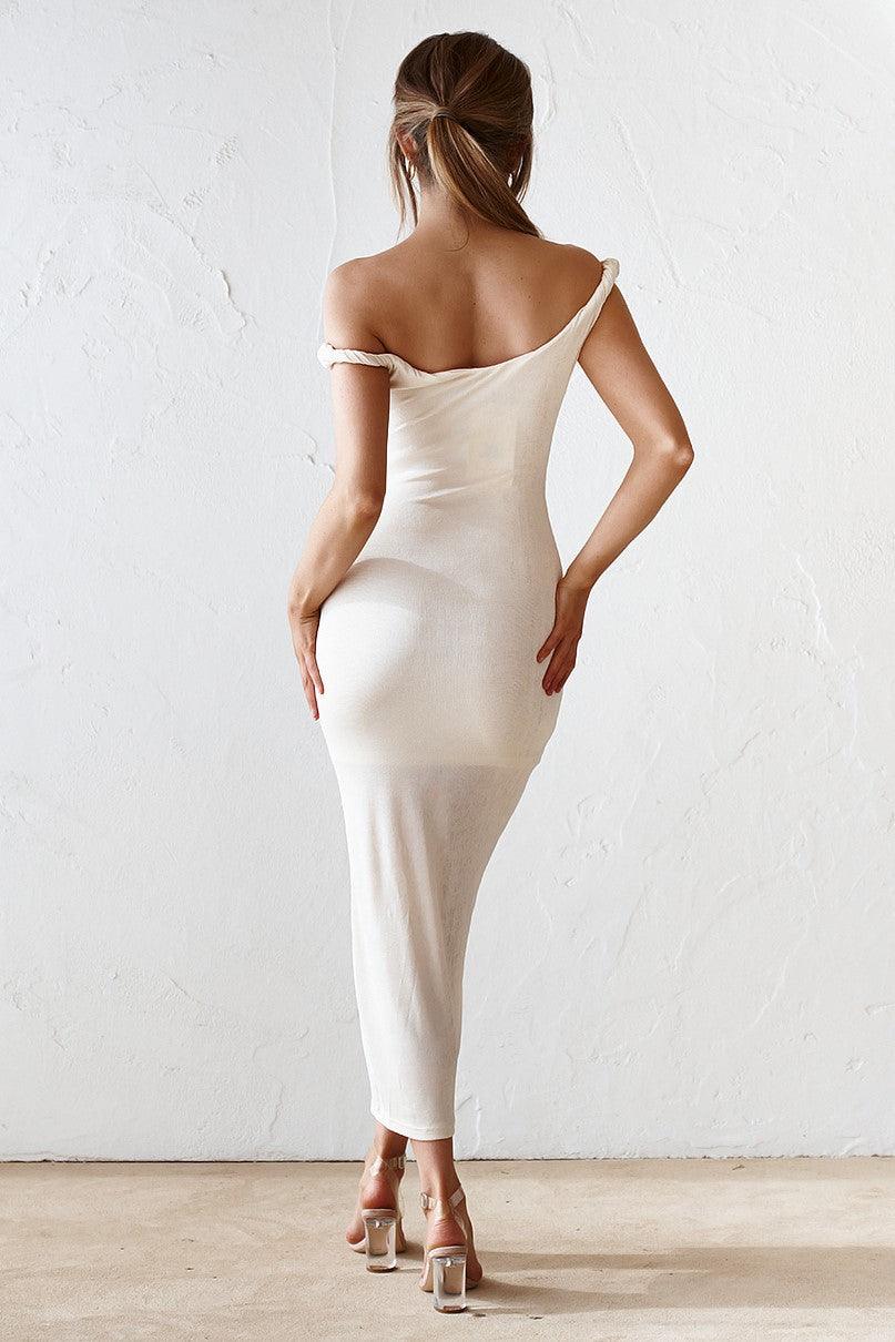 Malibu Midi Dress - Nude - JAUS