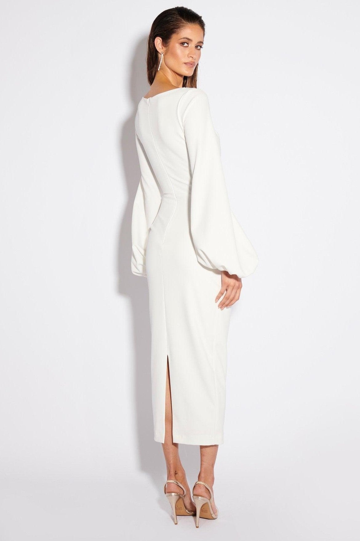 Mariposa Dress - Ivory (PREORDER) - SHOPJAUS - JAUS