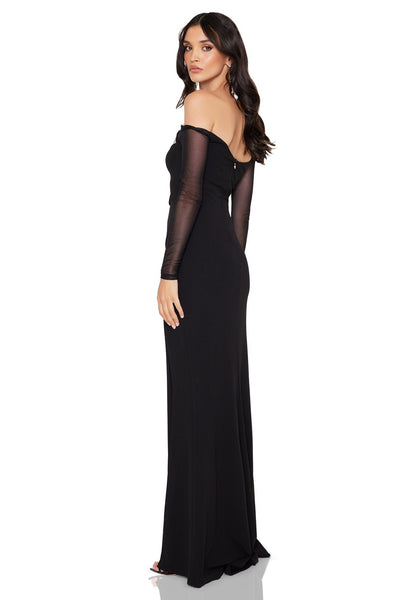 Nookie Marlowe Gown - Black - SHOPJAUS - JAUS