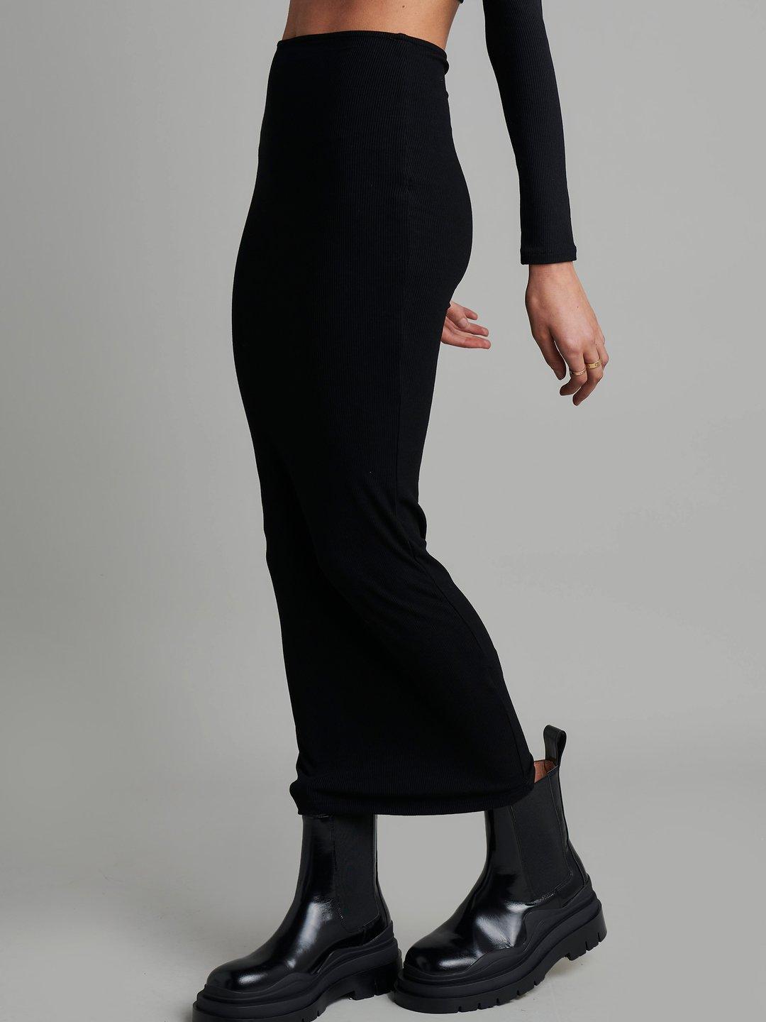 Maxi Skirt - Black - JAUS