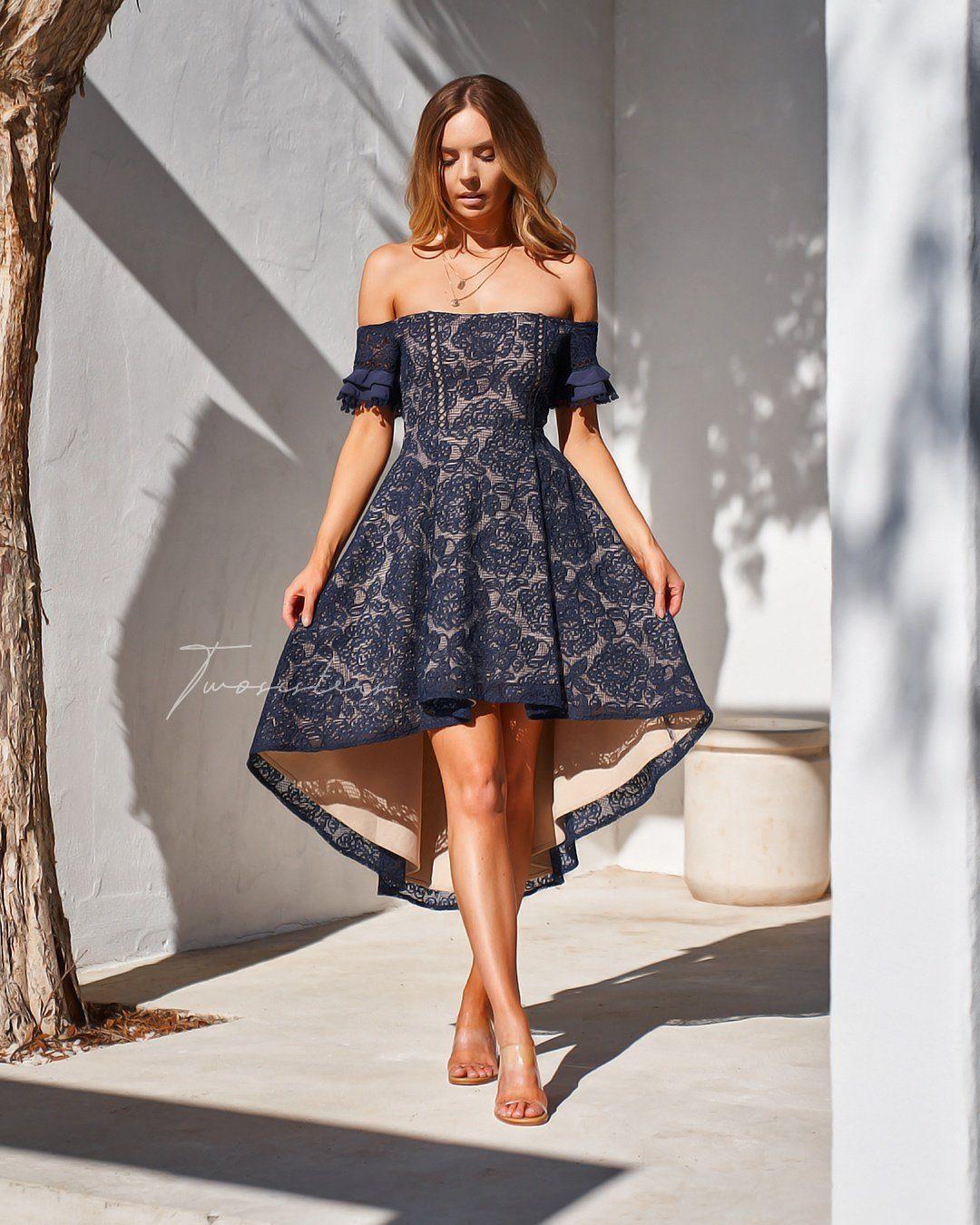 Megan Dress - Navy - SHOPJAUS - JAUS