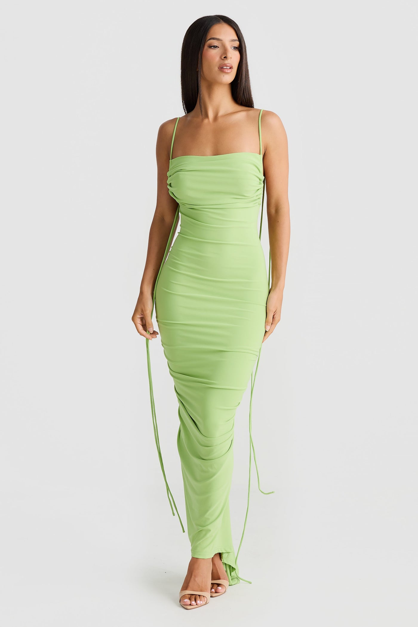 Olivia Dress - Lime - SHOPJAUS - JAUS