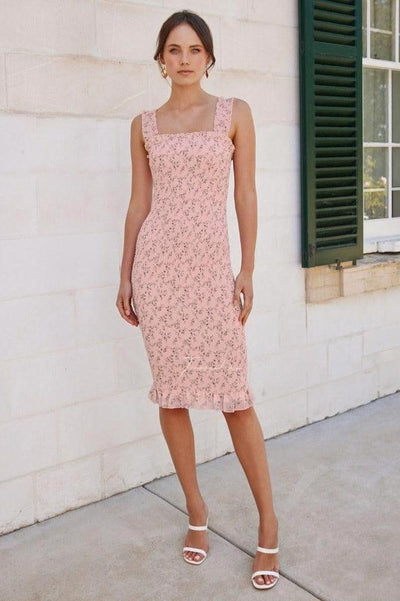 Mellie Dress - Pink Floral - JAUS