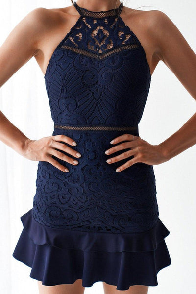 Mika Dress - Navy - SHOPJAUS - JAUS