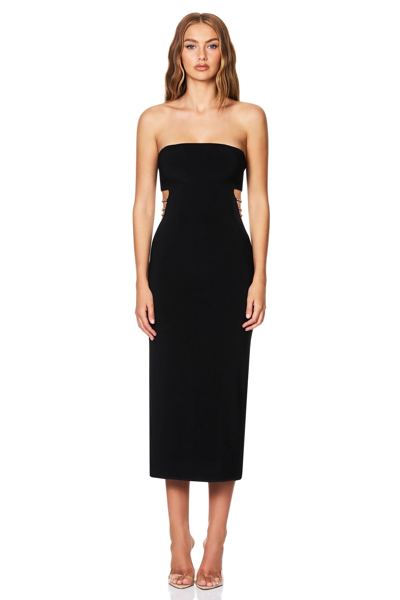 Nookie Mila Midi Dress - Black