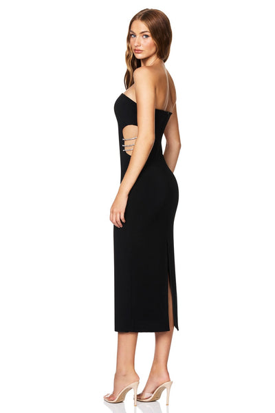 Nookie Mila Midi Dress - Black