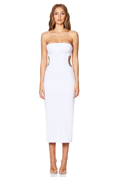 Nookie Mila Midi Dress - White