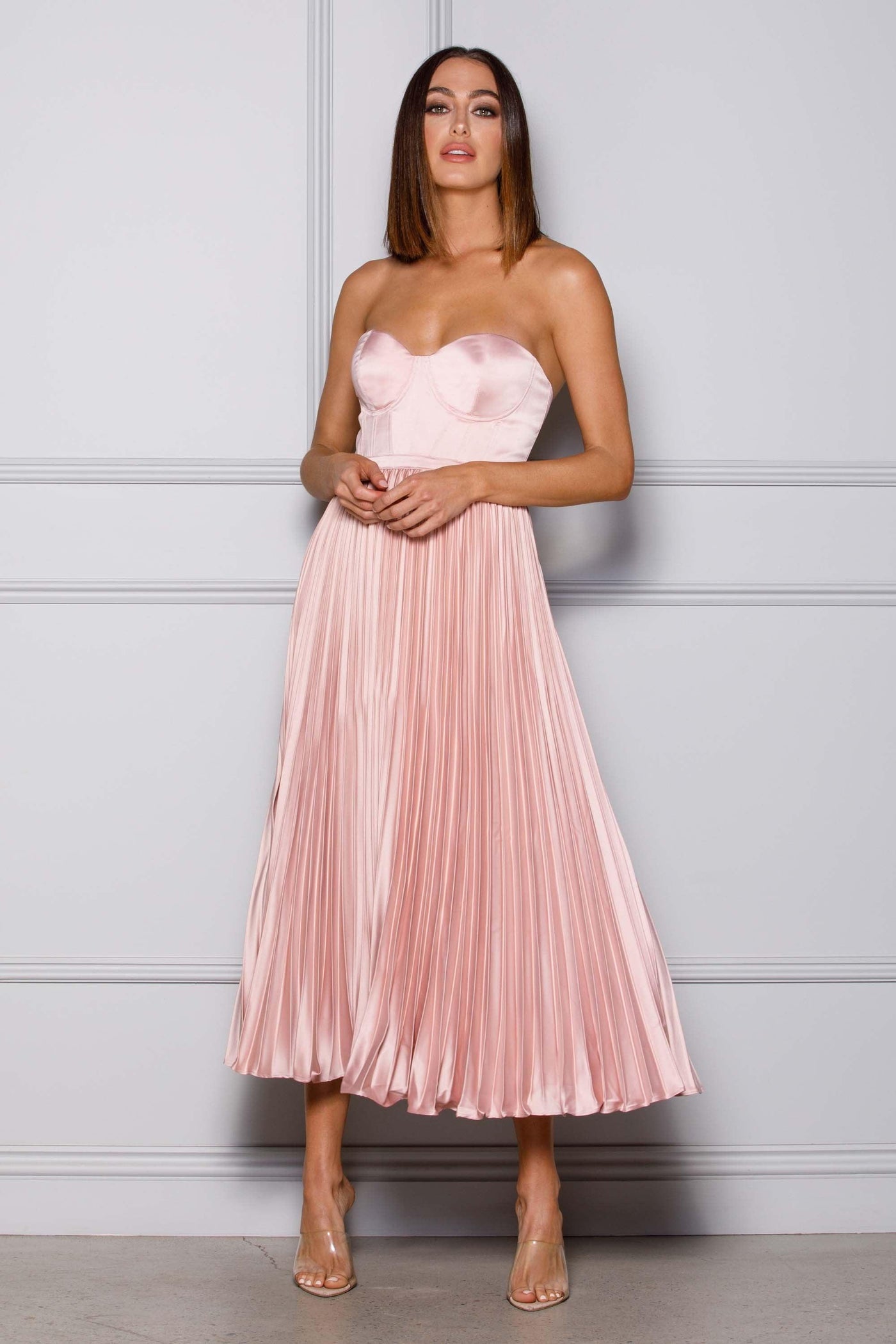 Milan Dress - Blush - JAUS