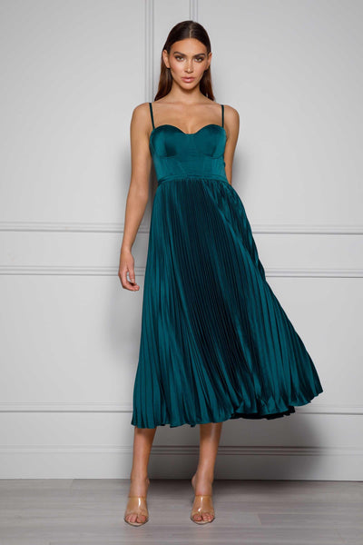 Milan Dress - Emerald Green - JAUS