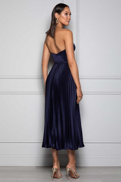 Milan Dress - Navy - JAUS