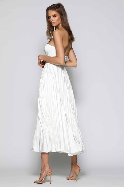 Milan Dress - White - JAUS